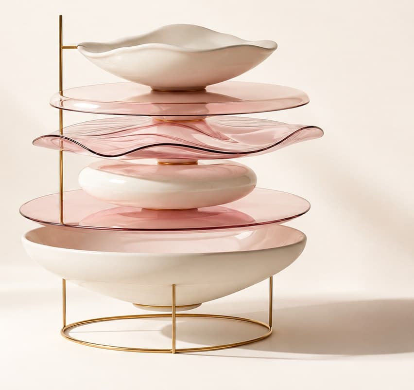 Hoko evidence vessel — violet sculptural vessel on warm paper.